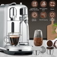 thumbnail image 2 of Cápsulas de Espresso Reutilizables, Cápsulas de Espresso Recargables de Acero Inoxidable con Láminas de Aluminio, 2 of 7