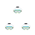 thumbnail image 3 of Greeniant Gafas de natación profesional gran angular, gafas portátiles para piscina, a prueba de niebla, a prueba de fugas, gafas Type1 NO1, 3 of 6