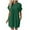 A1-Green938, variant on Womens Summer Loose T-Shirt Dress Solid Crew Neck Short Sleeve Pocket Mini Dresses