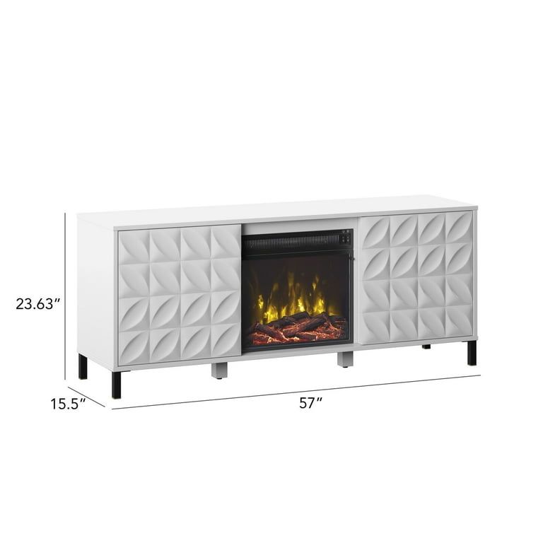 Mitchellville tv stand with fireplace deals