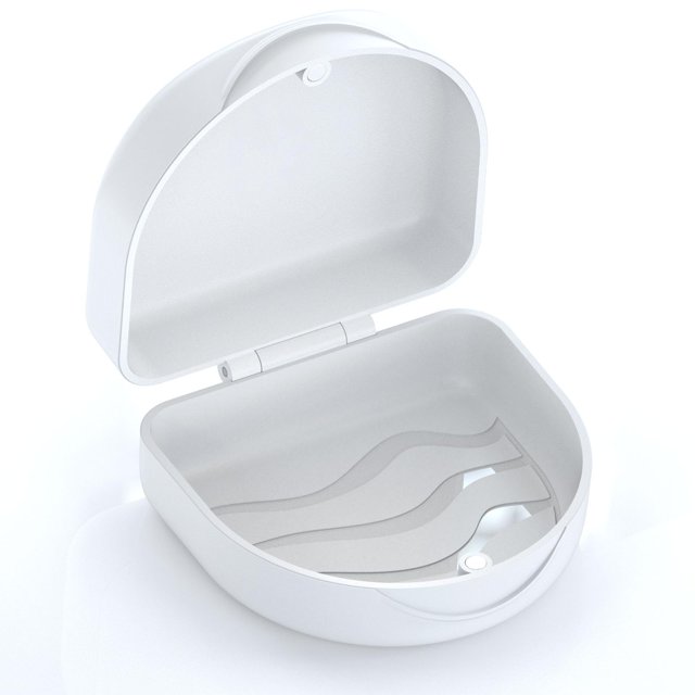 Étui Orthodontique pour Protège-Dents - Blanc