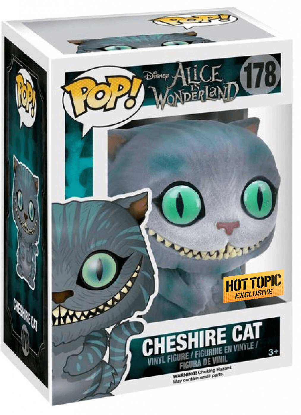 FunkoPop！178 CHESHIRE CAT チシャ猫 Cheshire Cat Glow in the Dark GITD Disney Alice POP! #178