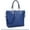 Blue, variant on Women's Handbag Faux Leather Quilted Tote Bag Shoulder Bag with Chained Handle