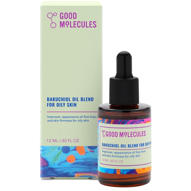 Aceite facial Good Molecules, aceite de bakuchiol, 12 ml, para piel grasa