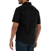 Wells Lamont Mens Short Sleeve Ventilated Back Flex Performance Ripstop Work Shirt