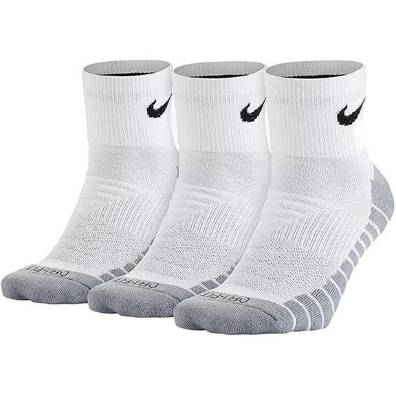 Nike Dry Cushion Quarter Training Socks 3-Pair Pack