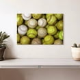 thumbnail image 2 of Elephant Stock Softball Collection Wall Art - Horizontal Canvas Wall Art - Living Room Wall Decor - Sports Canvas - Beige And Yellow Decor - 12" x 8", 2 of 8
