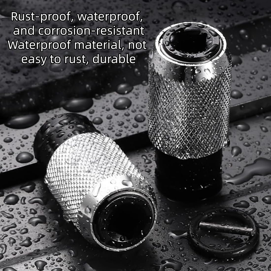 YEPOLERCE Rotary Hammer Adapter with Impact Drill Bits Set, Adapter in 4 Sizes for Precision Drilling, Converts Your Drill for Tough Materials