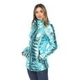 thumbnail image 2 of White Mark Women's Metallic Puffer Coat, 2 of 6