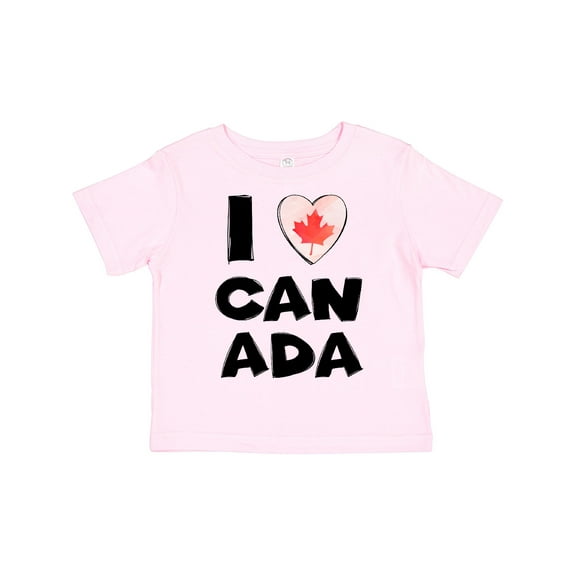 Inktastic I Love Canada Heart with Maple Leaf Boys or Girls Toddler T-Shirt