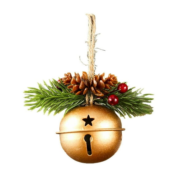 Cheapark Christmas Tree Wind Chime Pendant - Hanging Musical Ornament, Sparkling Xmas Decor for Tree Branches & Indoor/Outdoor Holiday Ambiance