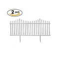 Zippity Outdoor Manchester NoDig Vinyl Fence Kit, Garden Picket Panels