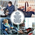 thumbnail image 5 of WXLCISI Car Seat Insert,Car Seat Insert for New Born,2 in 1 Baby Head Neck Body Support Pillow,Baby Stroller Cushion,Breathable Polyester Fiber Liner Mat,For Carseats Pushchair, 5 of 6