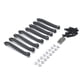 thumbnail image 1 of Barra de conexión fija Kit de conector servo resistente al desgaste del servo impermeable de reemplazo liviano liviano para 1/12 D90 D99 D99s negro kenally FN001613-02, 1 of 6