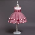 thumbnail image 2 of Vestido infantil para niñas Vestido de noche de cumpleaños Vestido de princesa para niñas Vestido de actuación de presentadora de baile de piano, 2 of 6