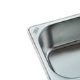 thumbnail image 4 of Full Size Steam Table Pans,6-Pack 20.87*13*2.36inch Restaurant Steam Table Pans Commercial, Hotel Pan Made of Stainless Steel, 4 of 12