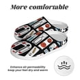 thumbnail image 6 of Lsque Geometric Sports Energetic Burst Pattern Womens Comfort Cotton on Scuff With Memory Foam and Anti-skid Sole Slipper-46/47, 6 of 7