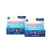 2 Pack - Scar Zone Advanced Scar Cream - Intensive Scar Removal for New & Old Scars, Fades Stretch Marks, Burns, & Surgical Scars 0.75 oz