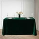 thumbnail image 3 of Tablecloth Oblong Shape Pure Color Easy Care Velvet Table Protection Banquets Party Decoration Tablecloth Diner Hotel Restaurant Picnic Table Cover-Yv, 3 of 5