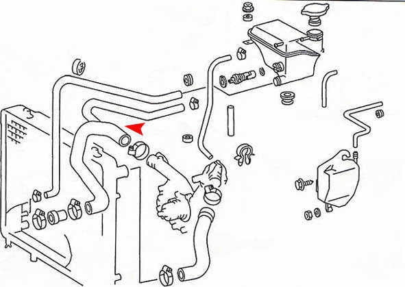 URO Parts URO-000998 Radiator Coolant Hose
