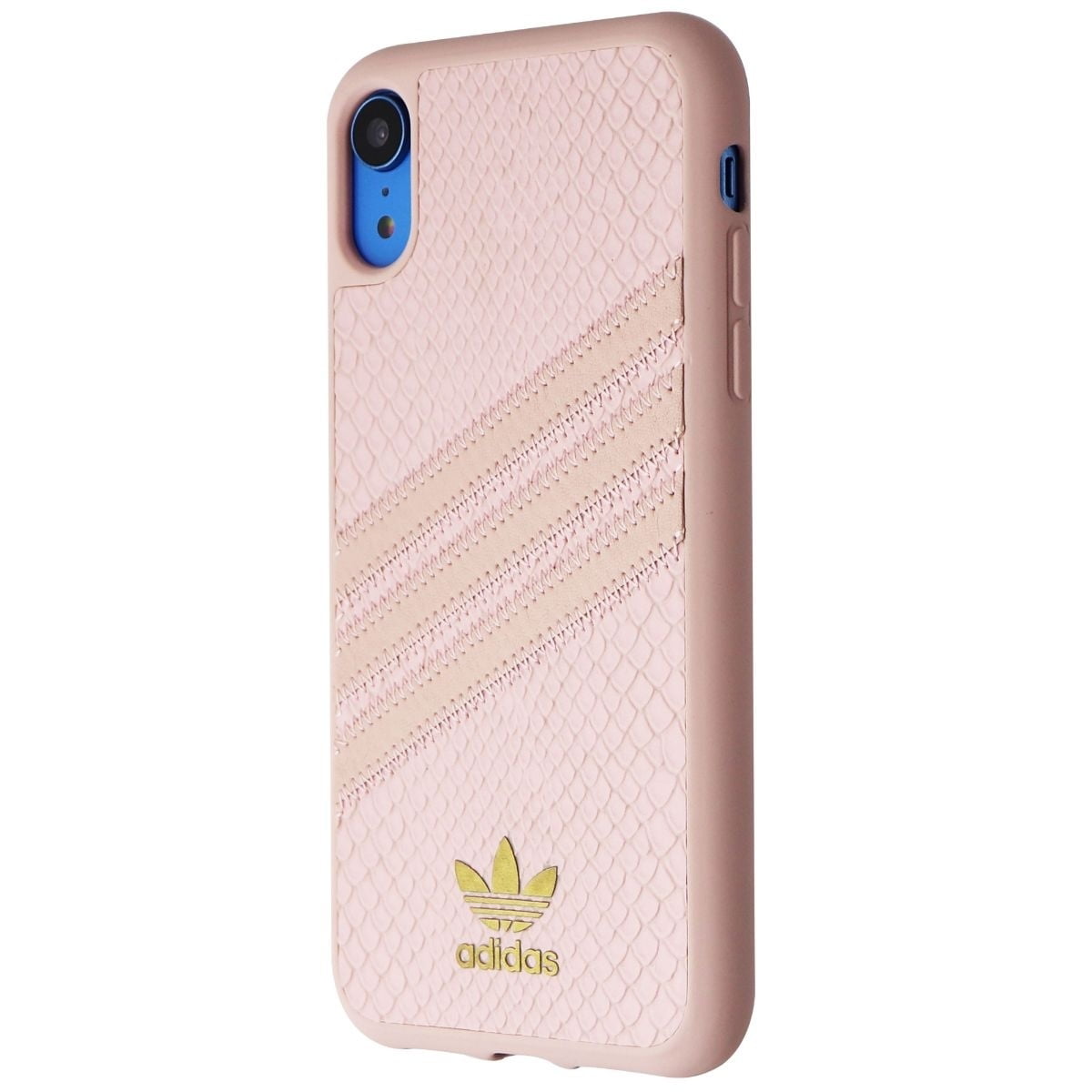 Adidas Snake Moulded 3 Stripes Snap Case For Iphone Xr Pink Gold Metallic Refurbished Walmart Com Walmart Com