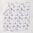 thumbnail image 4 of Butterfly Custom Name - Personalized granddaughter Blanket, 4 of 7
