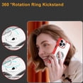 thumbnail image 5 of Compatible with iPhone 14 Pro Max Clear Case with Ring, Built-in 360 Rotation Magnetic Ring Kickstand Holder Translucent Case Soft Slim Edges Shockproof Bumper Protective Cover, 5 of 7