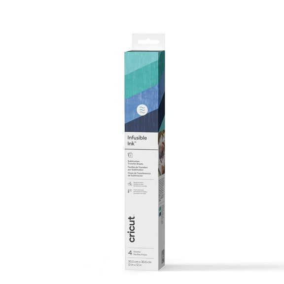 Cricut® Patterned Infusible Ink® Transfer Sheets, 12" x 12",Distressed Cool Water