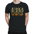 thumbnail image 2 of Dancing Skeletons Halloween Fun Men's T-shirt, 2 of 3