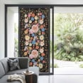 thumbnail image 3 of Boho Pink Flower Window Privacy Film, Spring Watercolor Country Floral Plant Static Cling UV Sun Blocking Tint Film Heat Control Windows Films for Bedroom Bathroom, Window Stickers 35.4"x78.7", 3 of 7