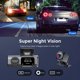 thumbnail image 5 of 4K Dashcam Mini Cámara Grabadora GPS WiFi 64G Estacionamiento Lente Dual con 1080p Retrovisor Cámara Visión Caja Negra para Coche, 5 of 5