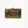 thumbnail image 3 of Different Craft India Mother Of Pearl inlaid bridesmaid brass duffle Clutch Bag for Women, 3 of 5
