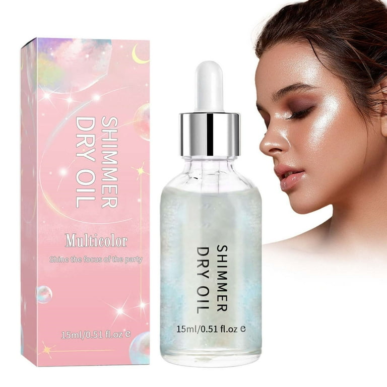 BKBP Body Shimmer Glowing Dry Oil Color Changing Glitter Oil