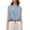 Light Blue, variant on Women's Summer Casual Linen Sleeveless Crop Top Round Neck Blouse Loose Fit