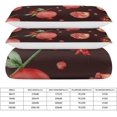 thumbnail image 2 of HAHDAXIA Pomegranate Fruit Pattern Bedding Solid Comforter Set for All Seasons,3 Pieces(1 Comforter+2 Pillowcases),Soft Microfiber Bedding Set Full(79"x90"), 2 of 7