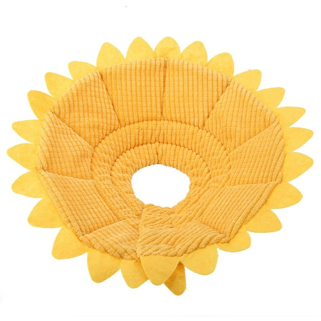 Herwey Collier de Protection pour Animaux, Collier de Récupération à la Mode pour Chiot Chien Chat Protection Médicale pour la Guérison des Plaies