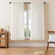 thumbnail image 1 of Cortinas Joydeco de Lino Blanco Roto 37x183 cm Juego de 2 Paneles, 1 of 8