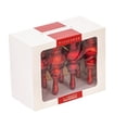 thumbnail image 2 of Vickerman 7" 4-Finish Finial Ornament, Shatterproof Plastic Christmas Tree Decoration, 8 Pack, Red Shiny, Matte, Glitter and Sequin Finishes, 2 of 7