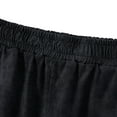 thumbnail image 4 of adviicd Boys Shorts Toddler Boys Summer Knit Shorts with Pocket Baby Pull-On Soft Active Shorts (Black,5-6 Years), 4 of 7
