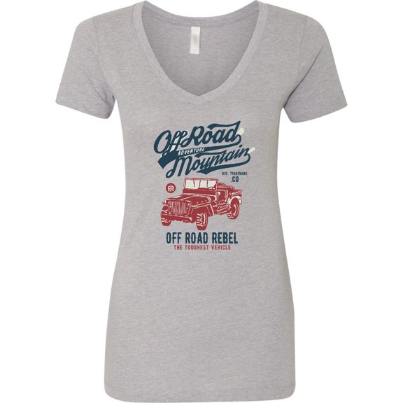 Inktastic Off Road Women's V-Neck T-Shirt