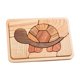 thumbnail image 1 of Rompecabezas de dibujos animados en 3D para niños, bloques de rompecabezas que desarrollan habilidades cognitivas y motoras. Tortuga, 1 of 9