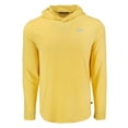 thumbnail image 2 of Men's Cutter & Buck Gold Georgia Tech Yellow Jackets Coastline Epic Comfort Eco Recycled Long Sleeve Hoodie T-Shirt, 2 of 3