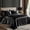 Black, variant on Love's cabin Satin Sheets Queen Sheet Set Deep Pocket Luxury Silky Bed Sheets for Hair and Skin 4 Pieces, Sage Green