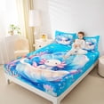 thumbnail image 4 of Homewish Cute Marine Axolotl 4pcs Bed Sheets for Kids Teens,Ocean Sea Theme King Sheets,Kawaii Animal Salamander Super Cozy Sheet Set,Lightweight Room Decor, 4 of 7