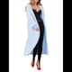 thumbnail image 1 of Suéteres Tipo Cárdigan Largos, Acogedores y Peludos para Mujer, Informales, de Larga y con Abertura Frontal, de Mohair. Azul Talla Única, 1 of 7