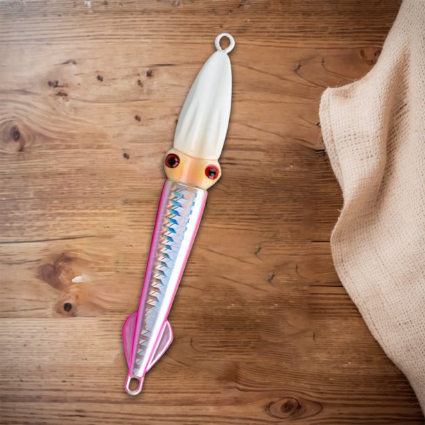 Señuelo de pesca de Metal de hundimiento rápido, cebo de pesca con ojos 3D, accesorios de pesca con brillo UV