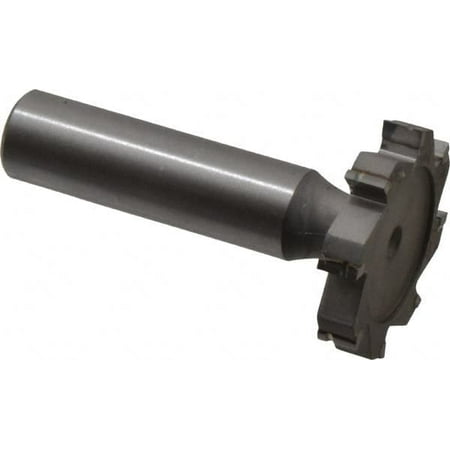 

Made in USA ANSI 710 (Old Std # 20) 1-1/4 Cut Diam 7/32 Cut Width 1/2 Shank Straight-Tooth Woodruff Keyseat Cutter