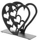thumbnail image 1 of Servilletero de mesa de metal con forma de corazón hueco de hierro, dispensador de pañuelos independiente, 1 of 6