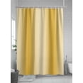 thumbnail image 5 of Fsddascl Yellow Ombre Shower Curtain Set - Small 36" x 72" Washable Bathtub Curtain with 12 Hooks, Modern Art Farmhouse Waterproof Fabric Stall Shower Curtains for Bathroom/Bathtub Décor, 5 of 6