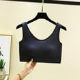thumbnail image 2 of Summer Fashion Bras for Women No Underwire Plus Size Solid Color Backless Sexy Seamless Push-Up U-Shaped Beautiful Back Underwear, 2 of 6